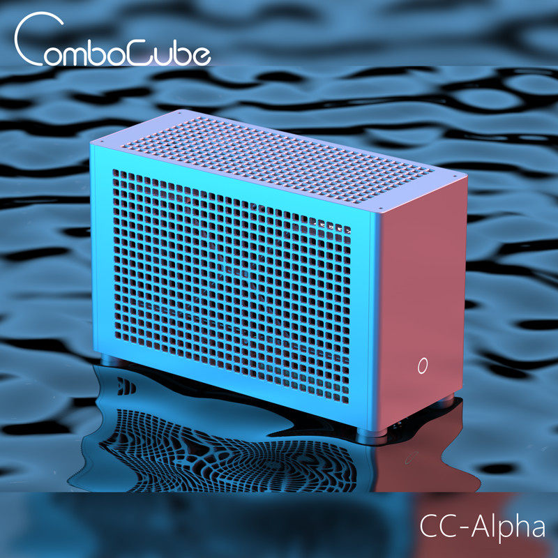 ComboCube CC-Alpha Mini ITX Ca - Sff Mini Itx Cnc Aluminum Chassis avaliação e preço